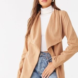 NWT Belted Wrap Coat Tan Forever 21